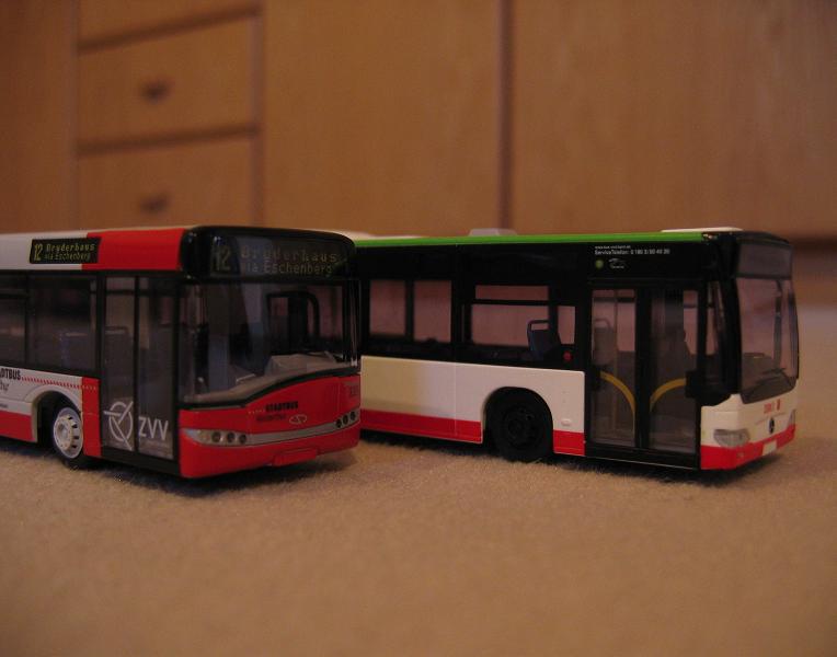 MB Citaro G (Euro 4) und Solaris Urbino 12